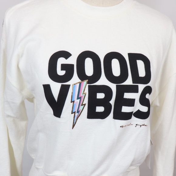 Spiritual Gangster Good Vibes Sweater Small - Picture 2 of 3